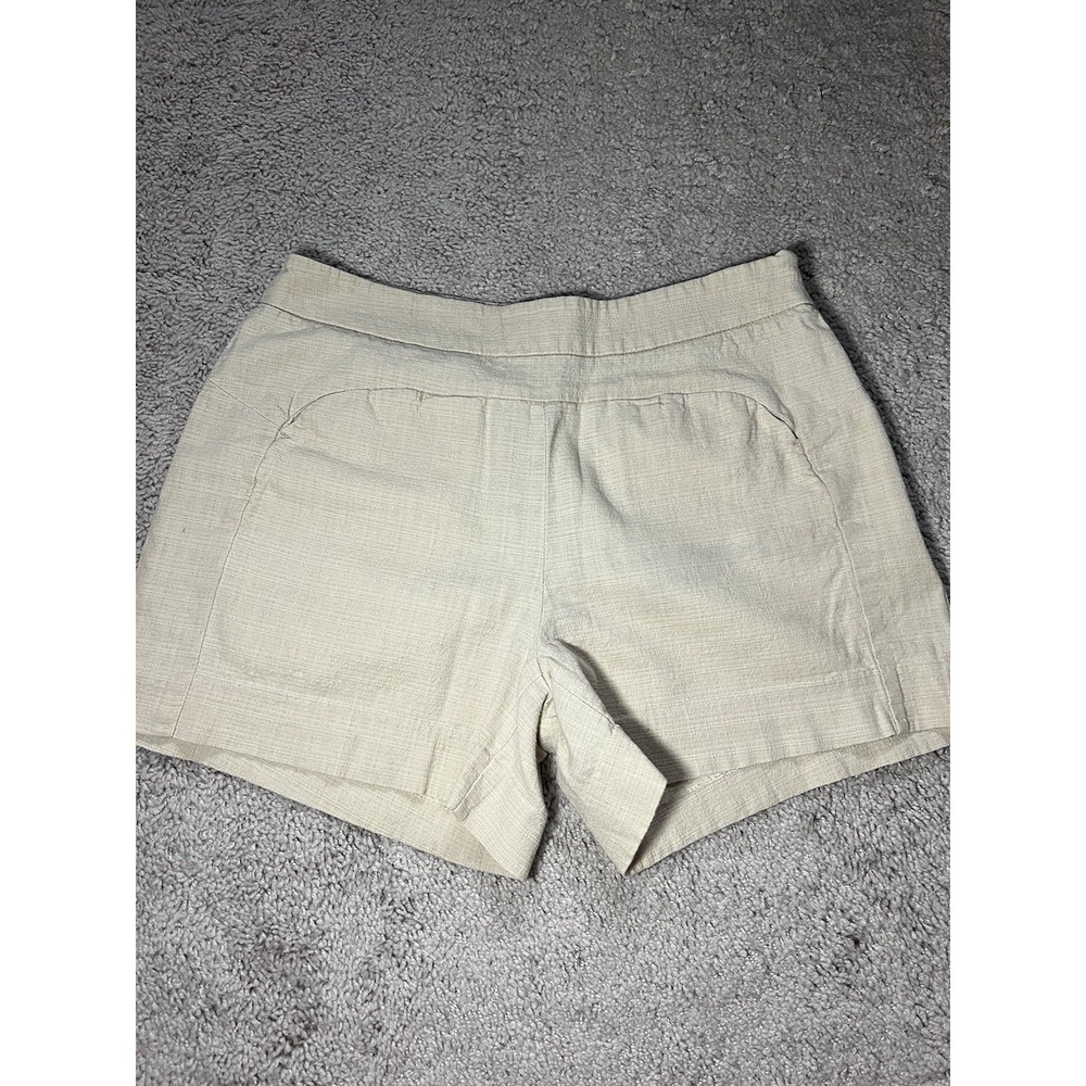 Anthropologie Cartonnier Women's Shorts Size 8 Beige Tan Cotton Blend Pockets‎